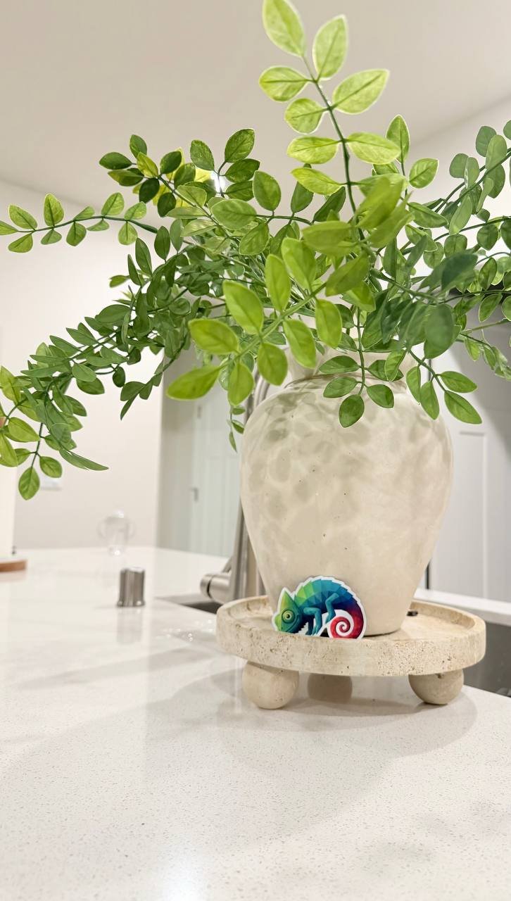 Chameleon sticker