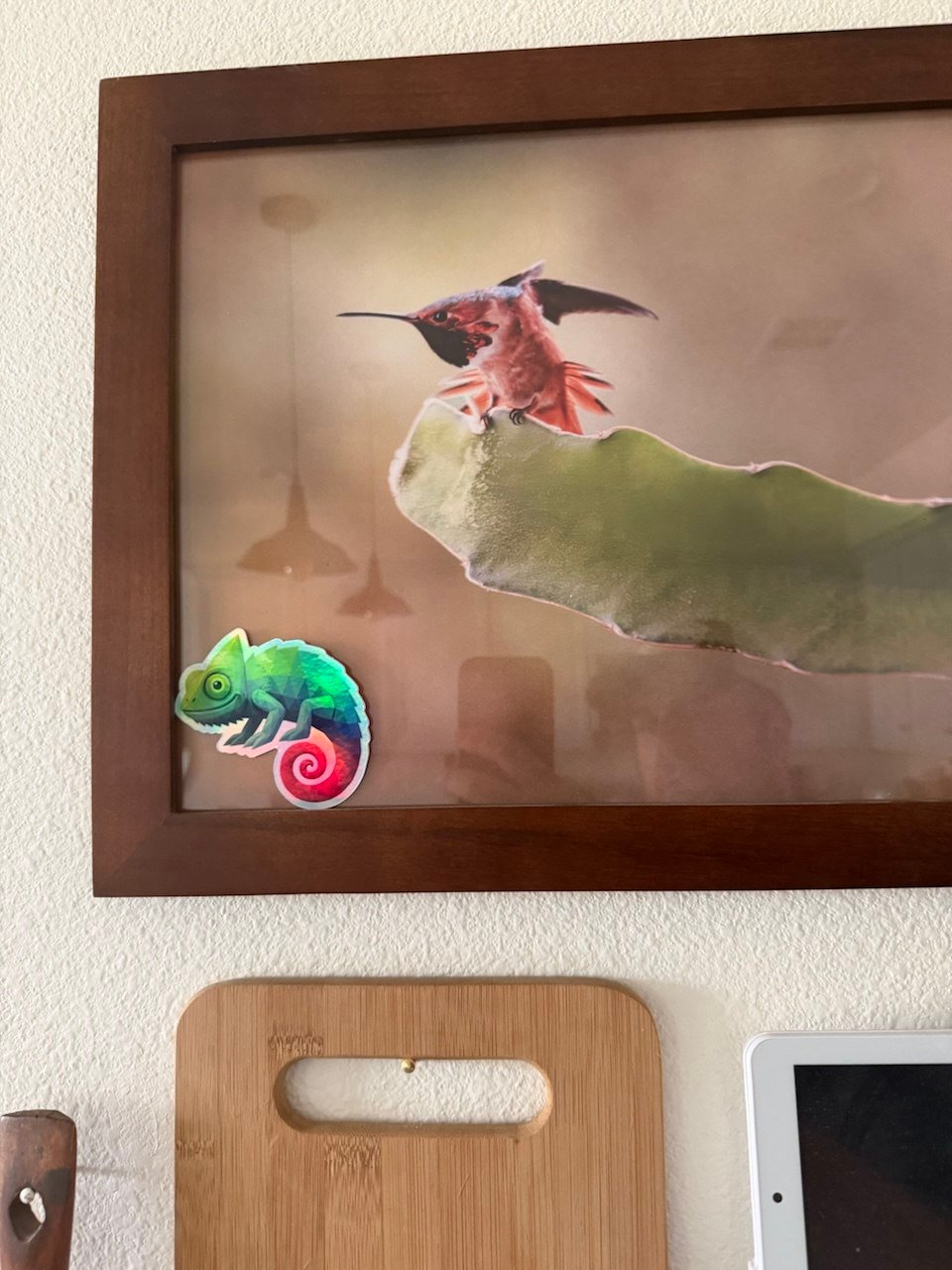 Chameleon sticker