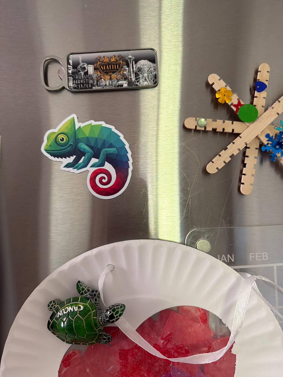Chameleon sticker