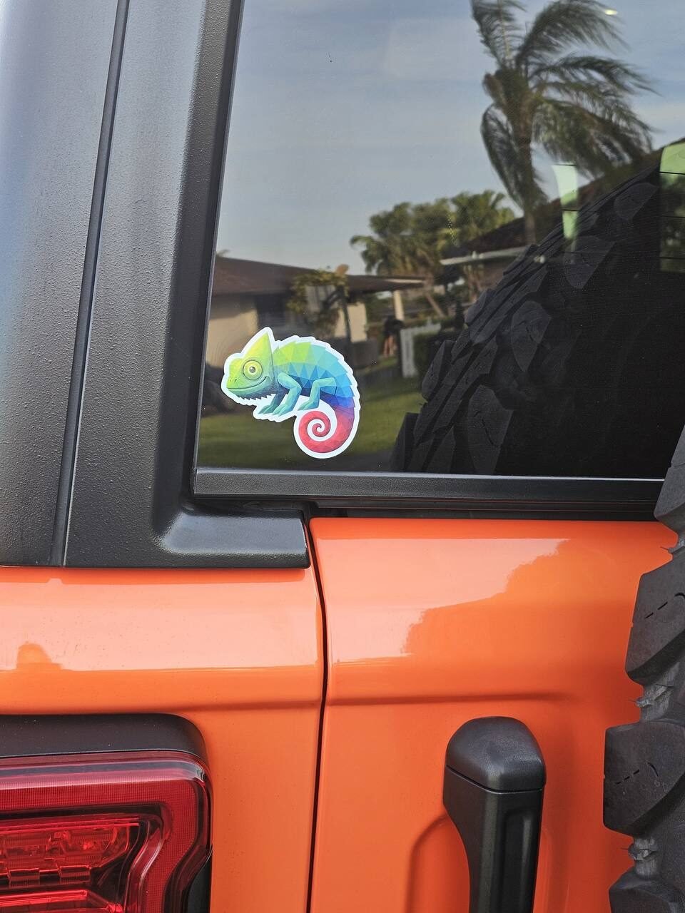 Chameleon sticker